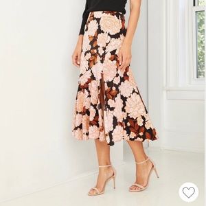 Who What Wear silky mid skirt